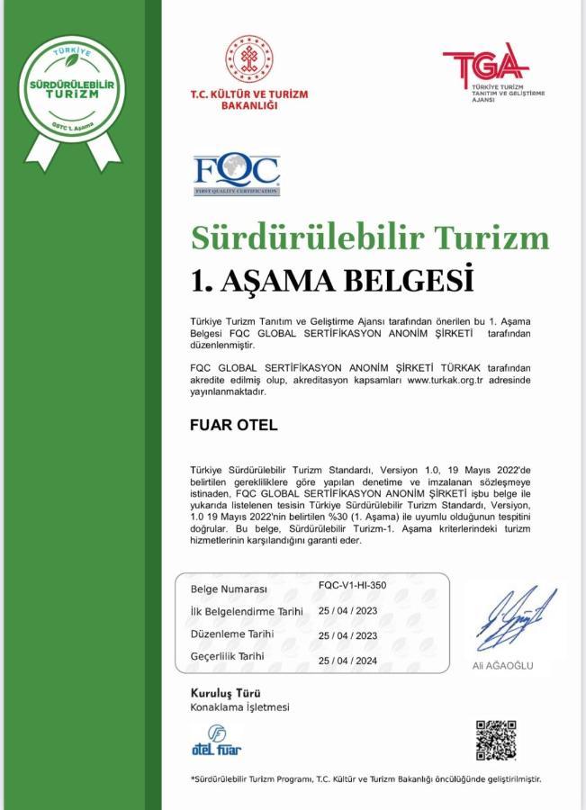 Fuar Hotel Istanbul Eksteriør billede